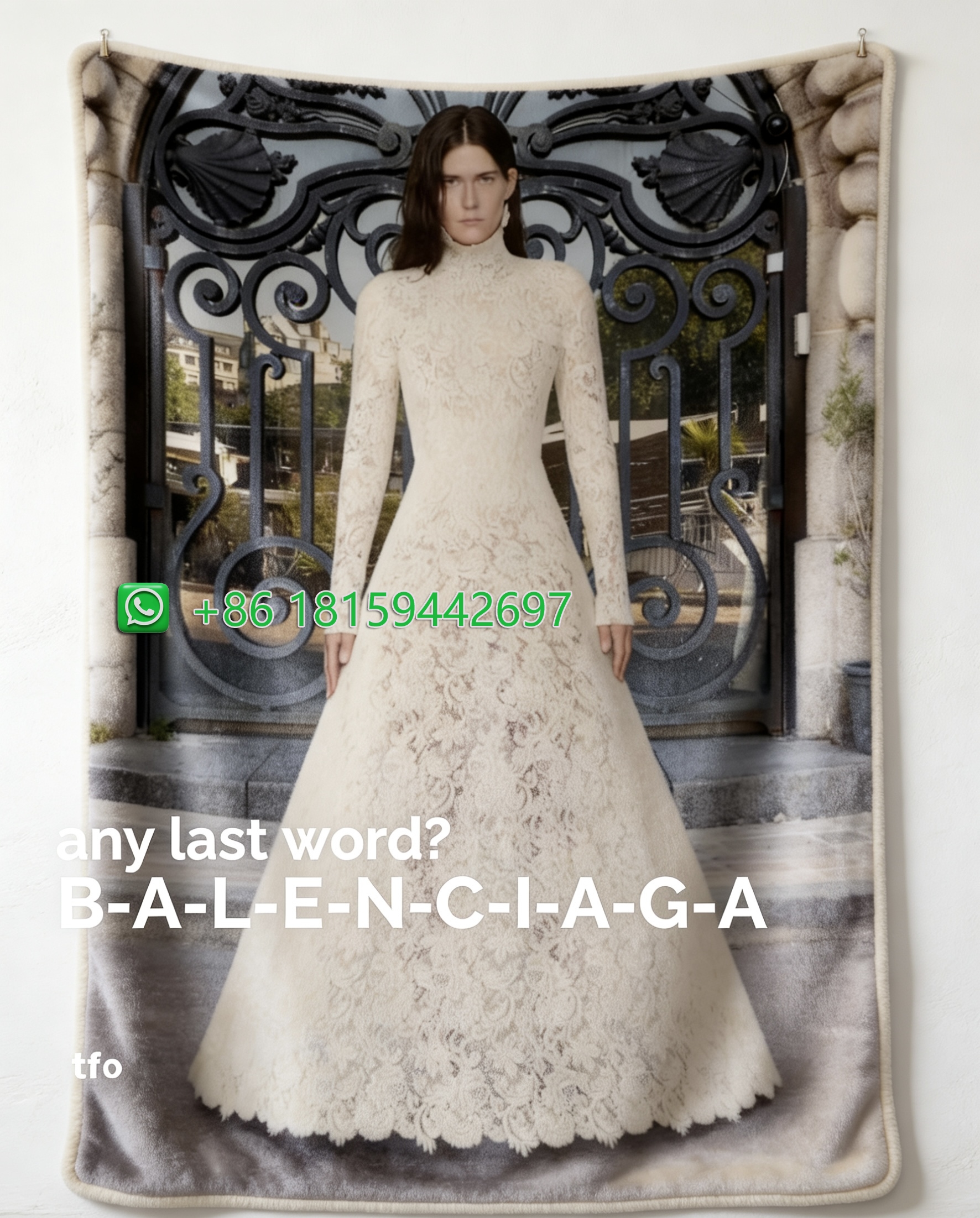 Balenciaga Throw Blankets